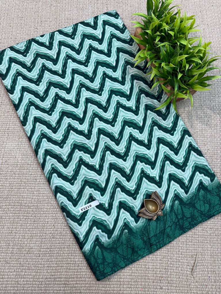 Kashmiri Printed Silk #F2210