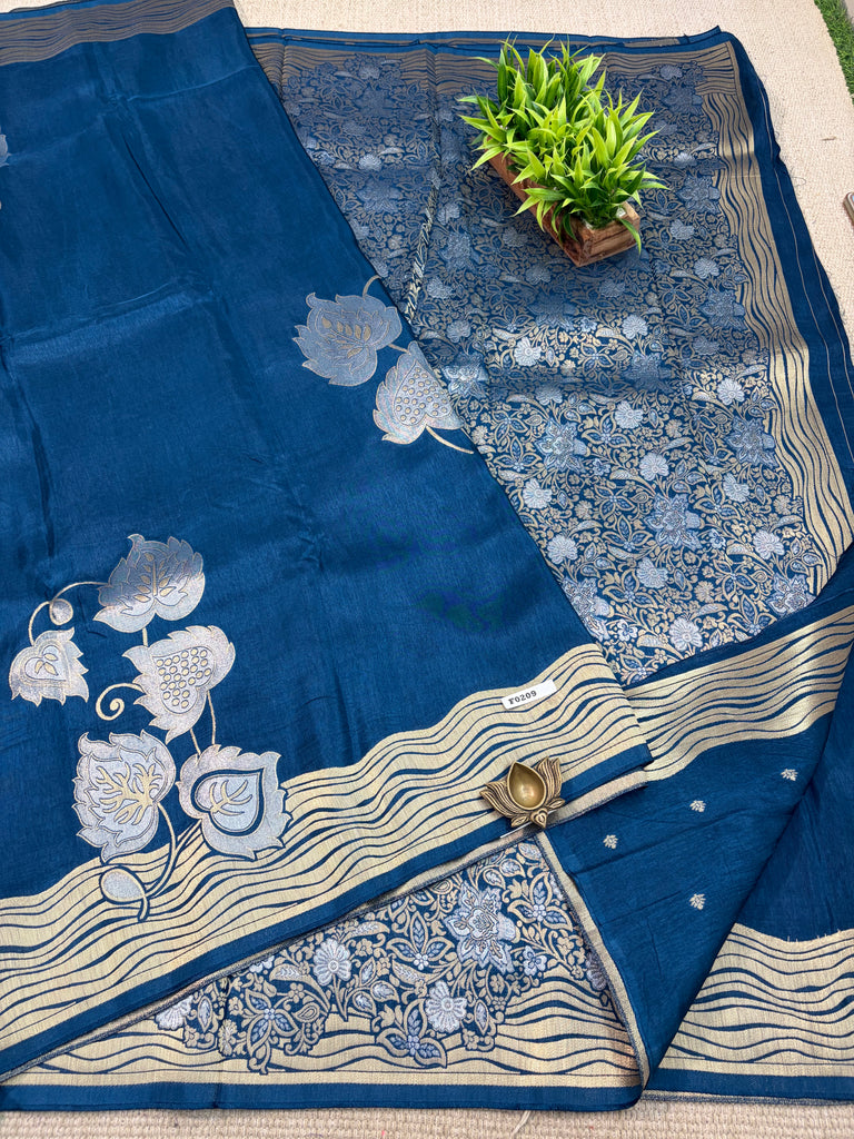 Varanasi Silk Blend Sarees #F0209