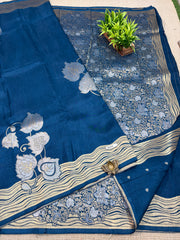 Varanasi Silk Blend Sarees #F0209