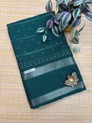 Mass Crepe Sarees #F5743