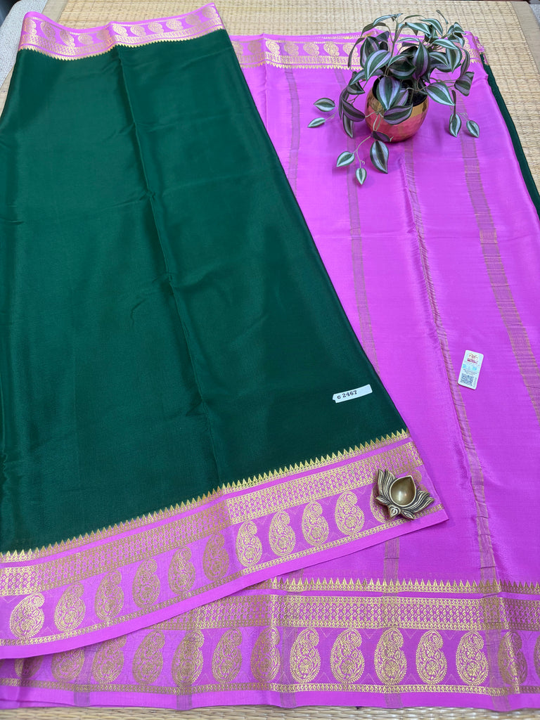 Pure Crepe Silk Saree #G2467