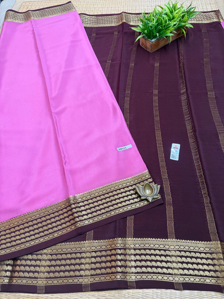 Pure Crepe Silk Saree #G721