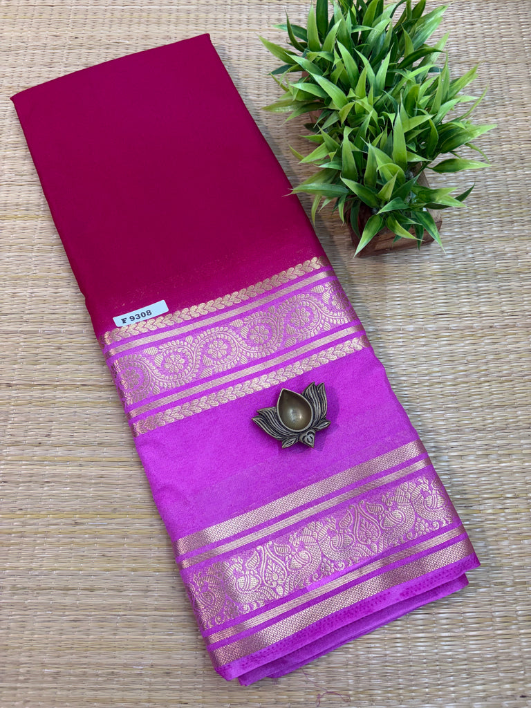 Semi Crepe Sarees # F9308