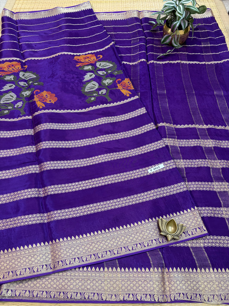 Semi Crepe Sarees #F4912