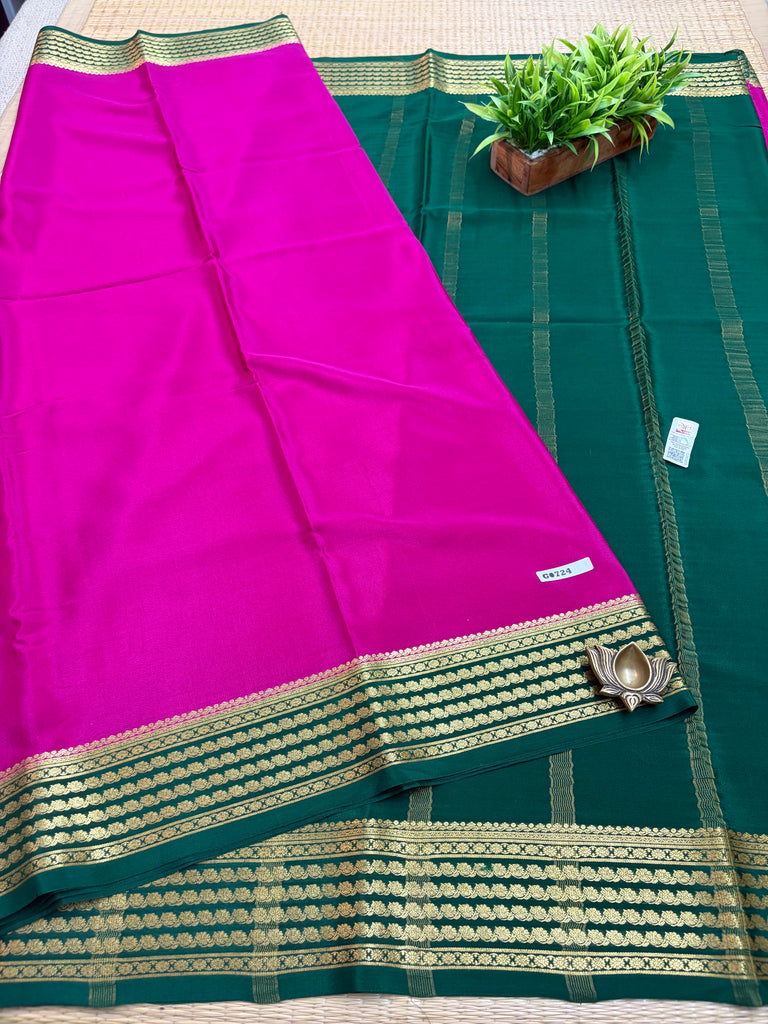 Pure Crepe Silk Saree #G724