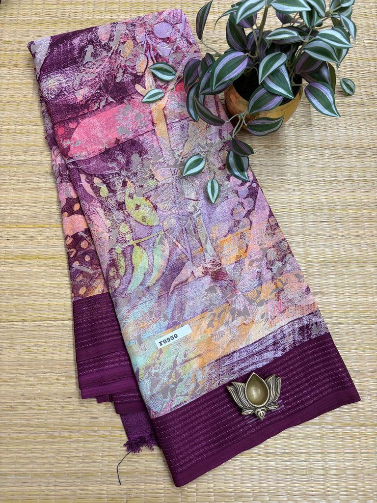 Georgette Sarees #F0950