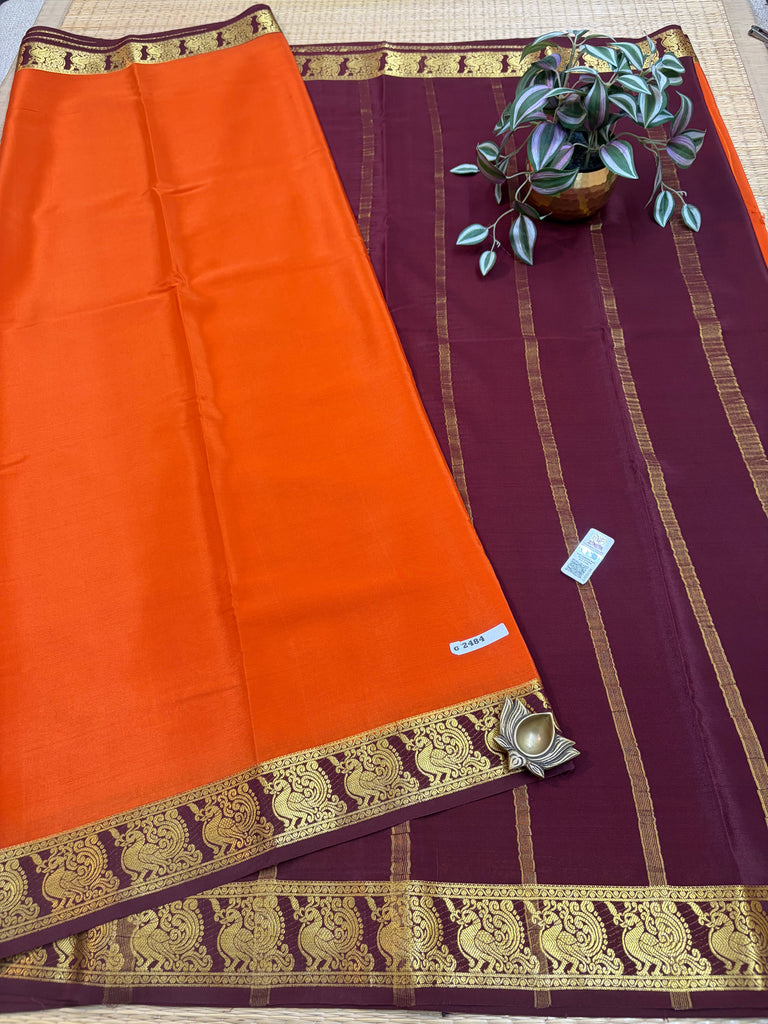 Pure Crepe Silk Saree #G2484