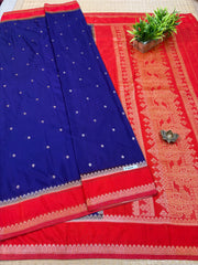 Semi Banarasi Crepe Sarees #F9476