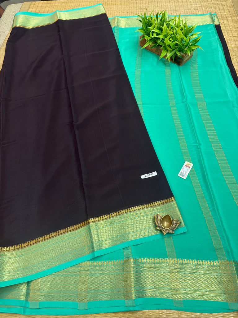 Pure Crepe Silk Saree #G1867
