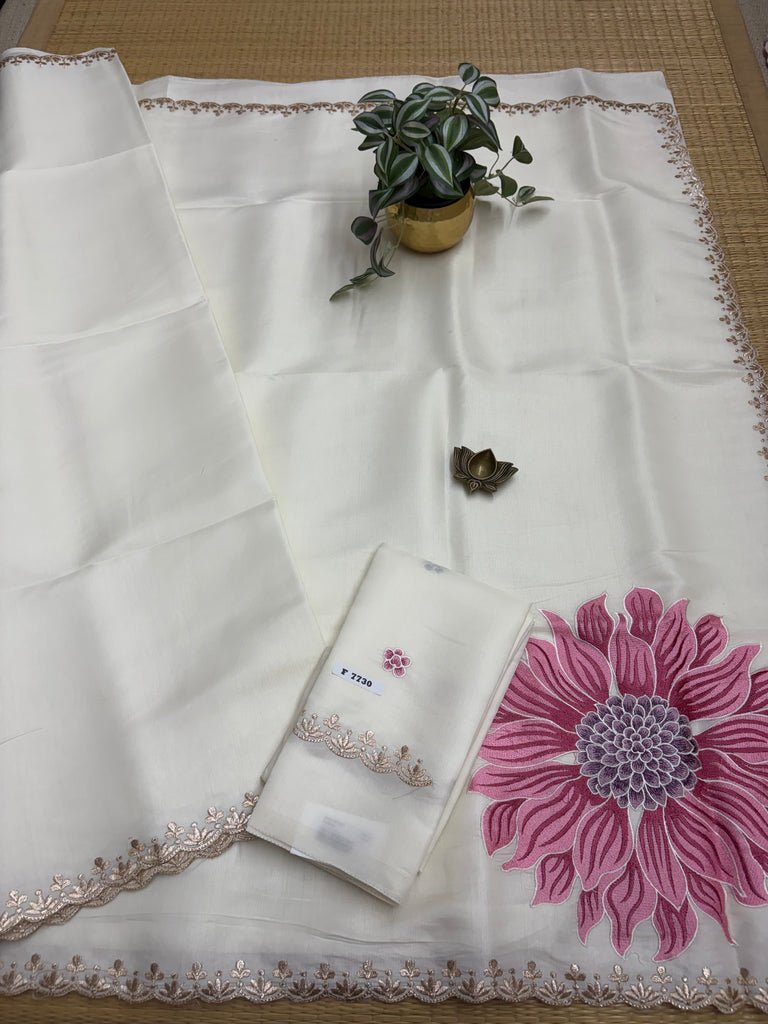 Butter crepe sarees #F7730