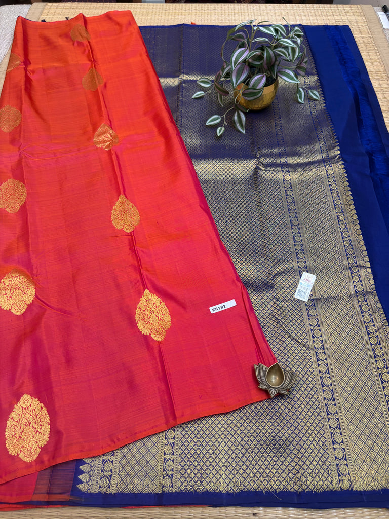 Kanchi Pure Silk Partly Pallu #E6197