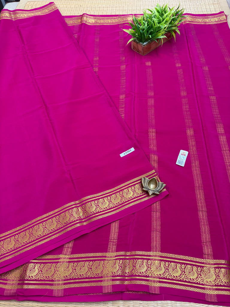 Pure Crepe Silk Saree #G2363