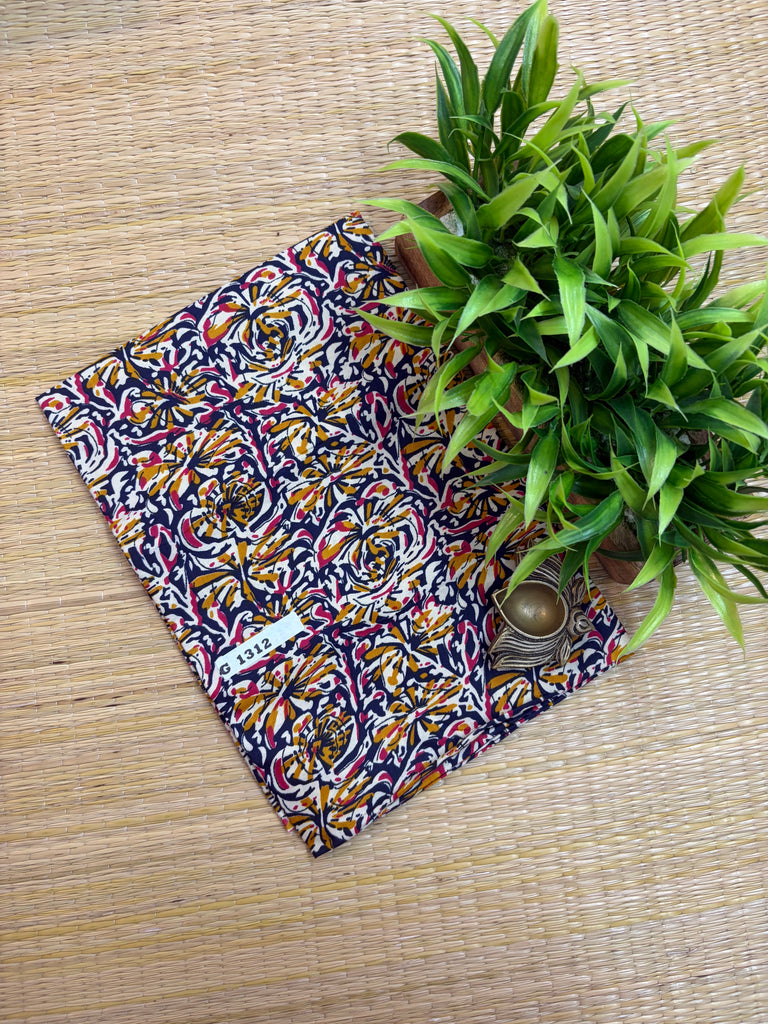 Kalamkari Semi Cotton #G1312