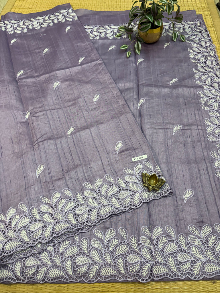 Tussar Silk Sarees #F7299