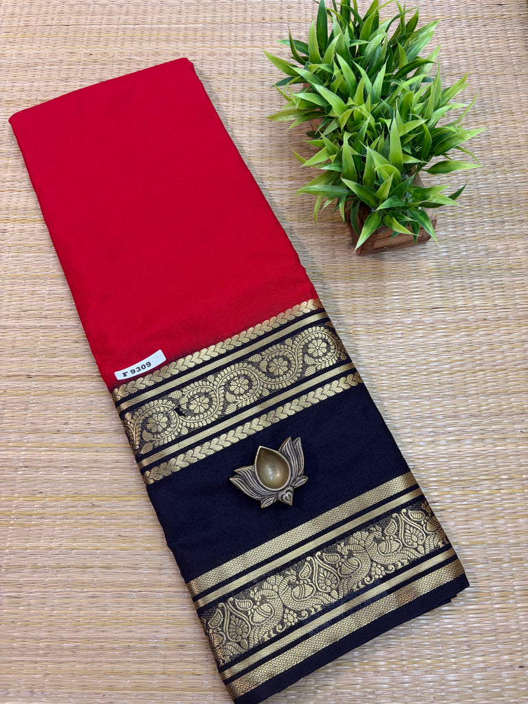 Semi Crepe Sarees # F9309