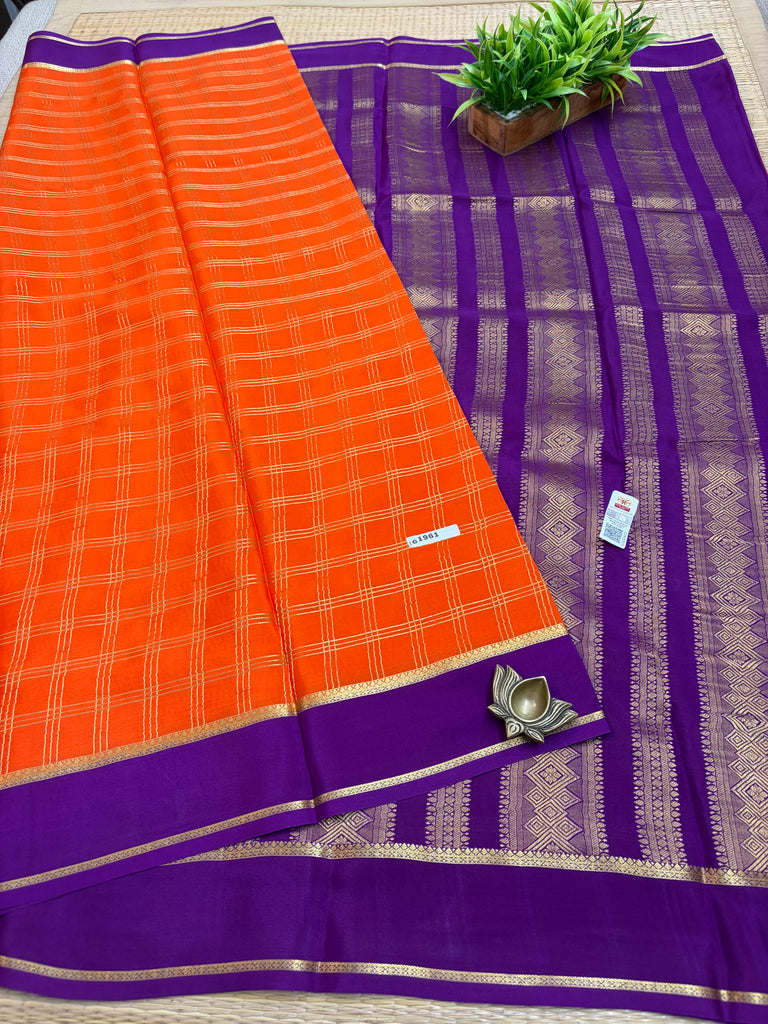 Pure Crepe Silk Saree #G1961