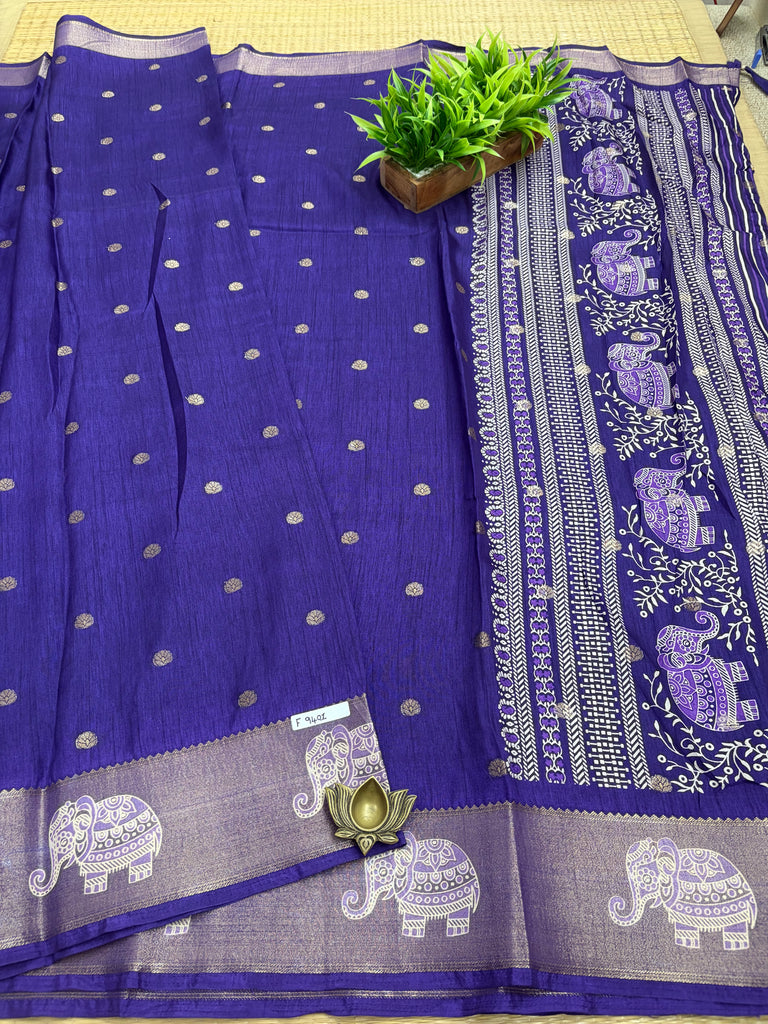 Dola Printed Silk #F9401
