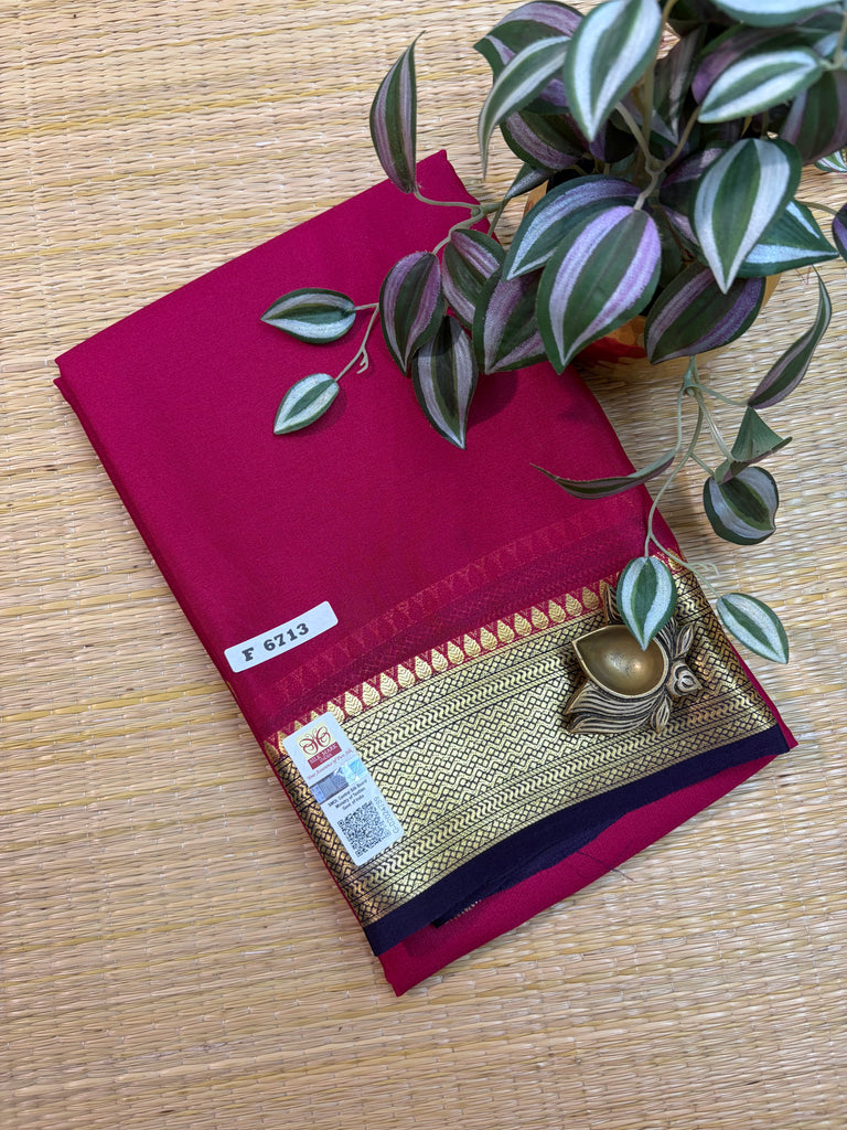 Pure Crepe Silk Saree #F6713