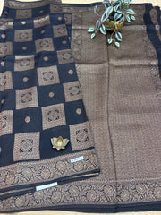 Semi Jute Silk Sarees #F7097