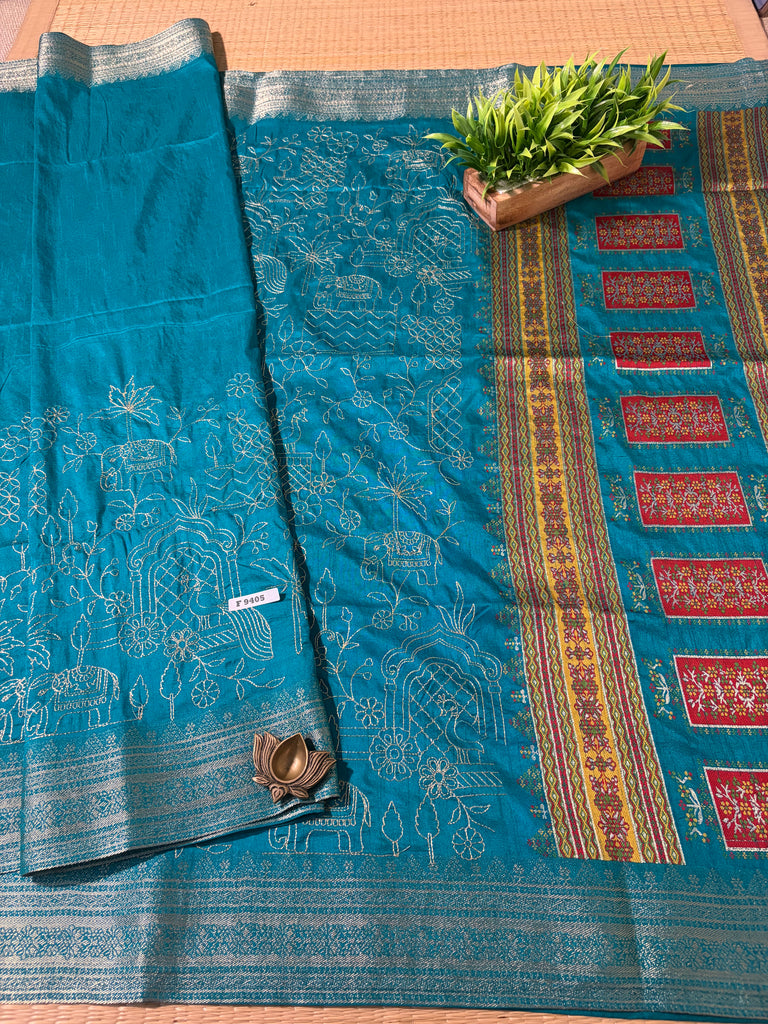 Tussar Silk Sarees #F9405