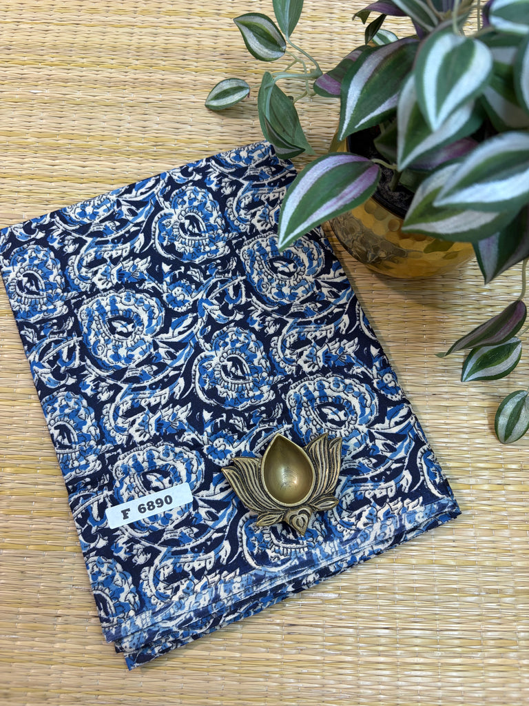 Kalamkari Semi Cotton #F6890