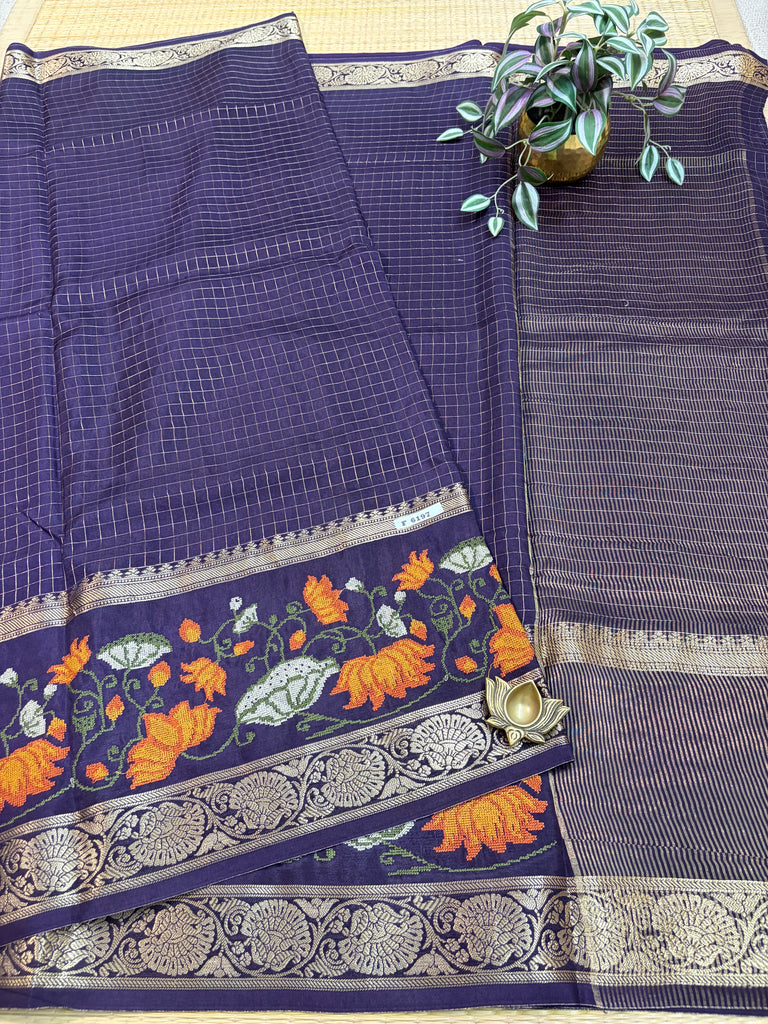 Semi Crepe Sarees #F6197