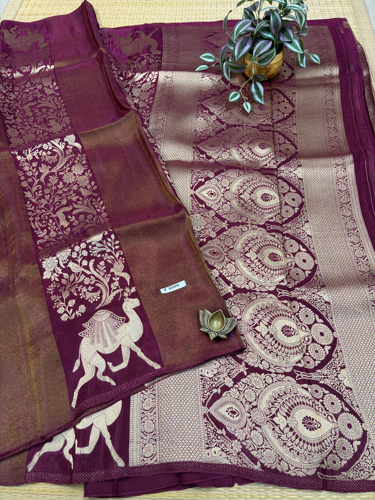 Shimmer Silk Sarees #F6009