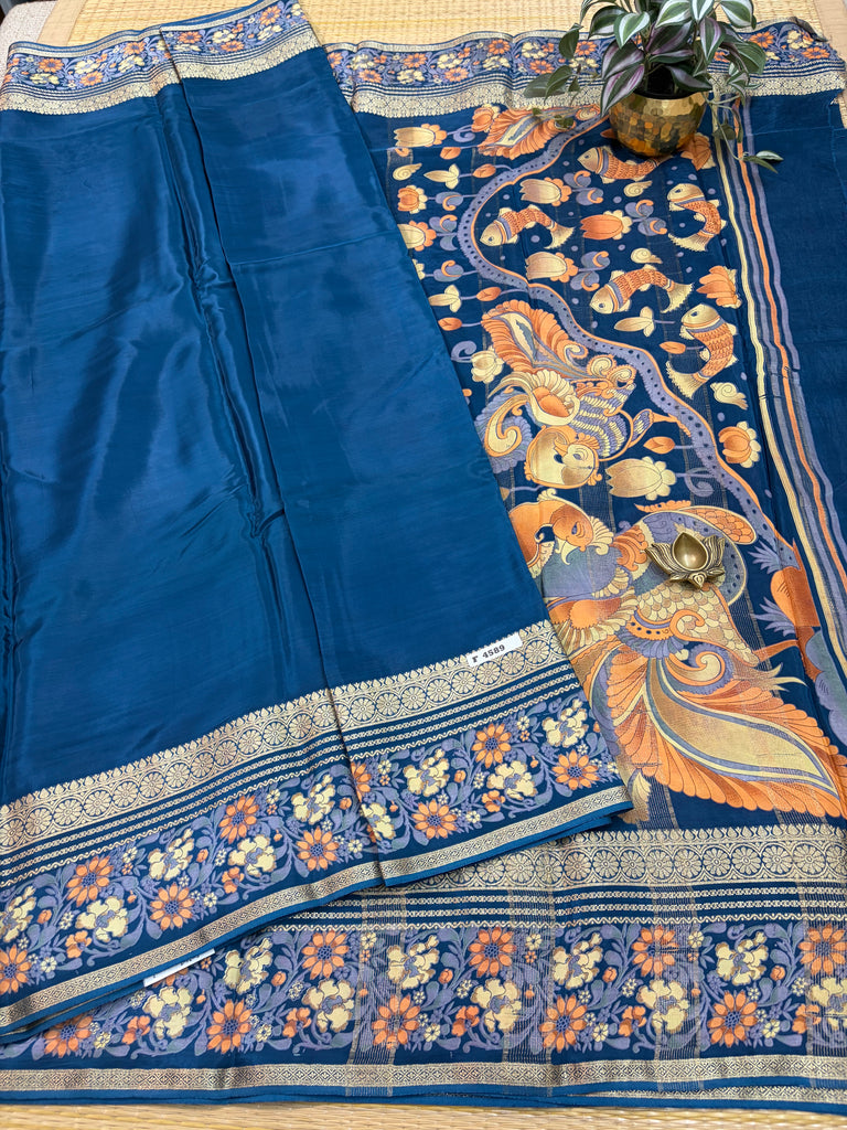 Semi Crepe Sarees #F4589