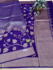 Semi Jute Silk Sarees #F7112