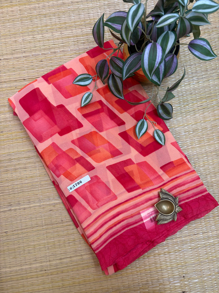 Designer Synthetic Saree#G1786