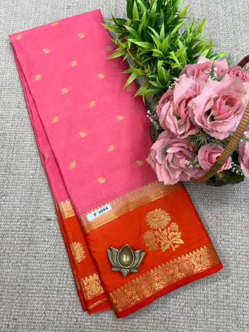 Semi Crepe Sarees #F3964