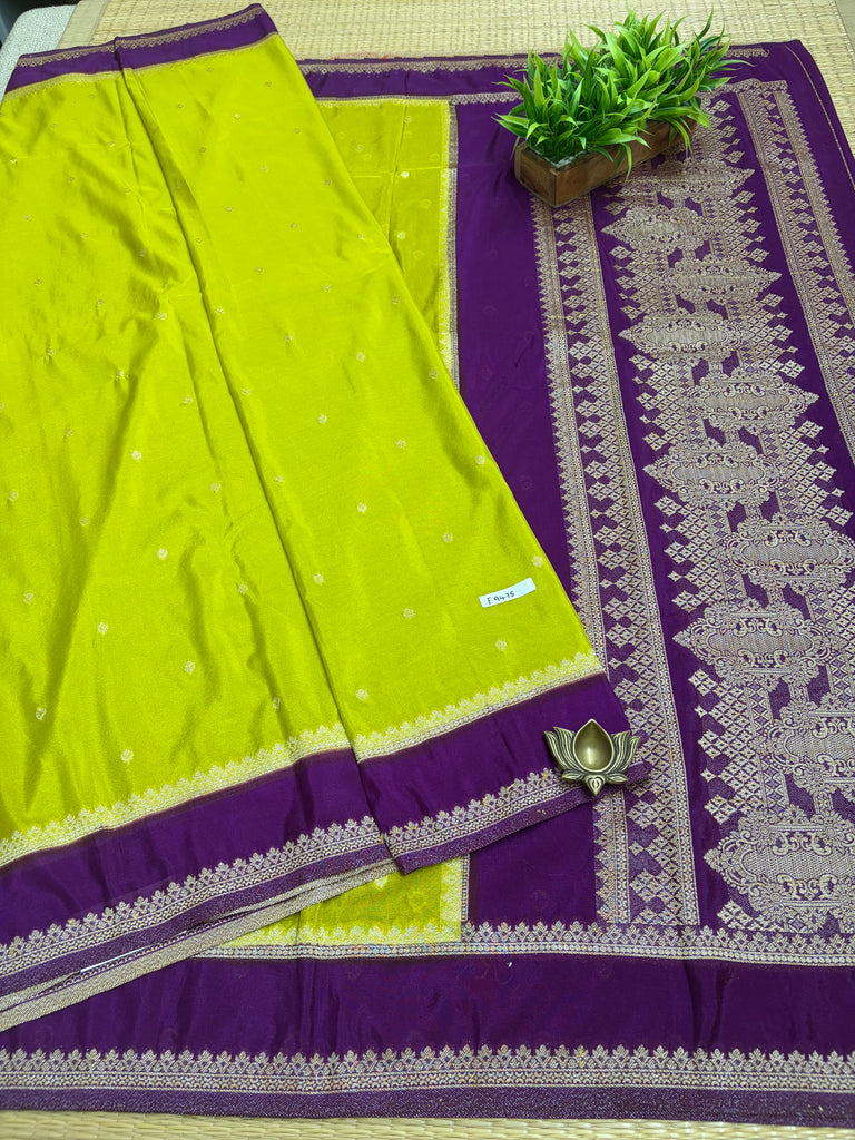 Semi Banarasi Crepe Sarees #F9475