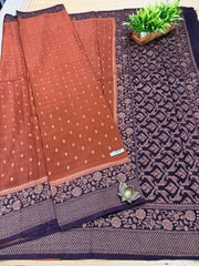 Semi Banarasi Crepe Sarees #G2620