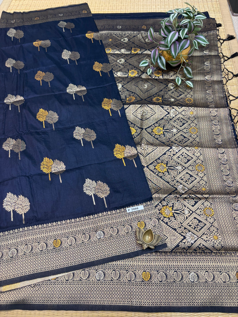 Semi Jute Silk Sarees #F7006