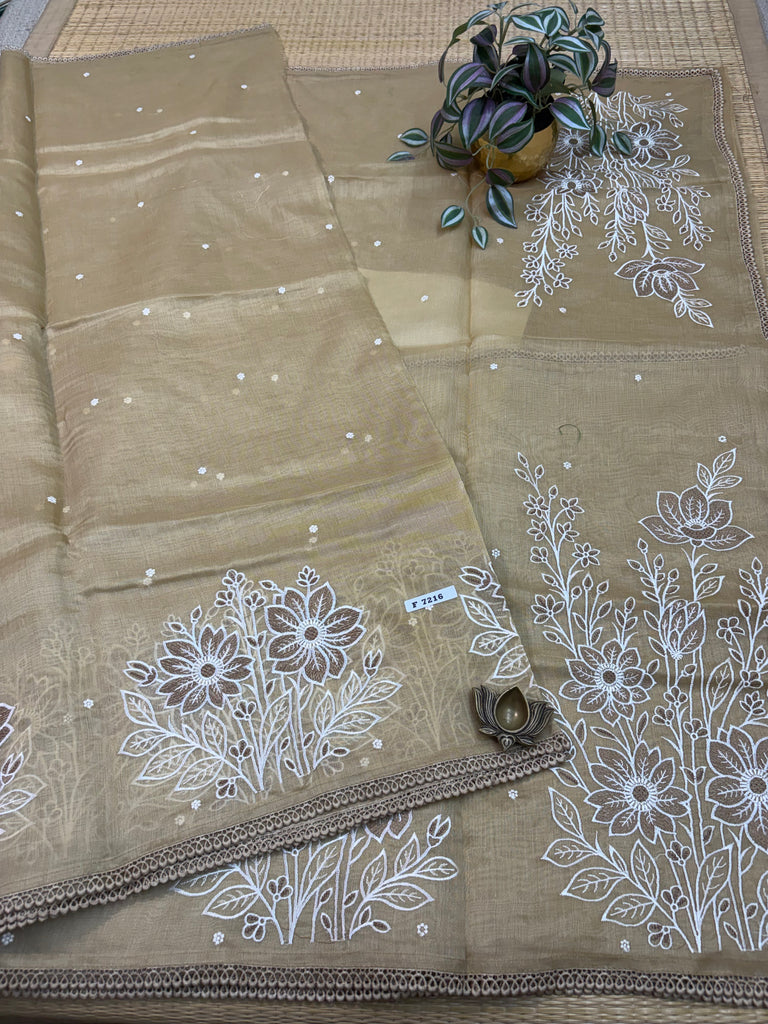 Kota Soft Tissue Saree #F7216
