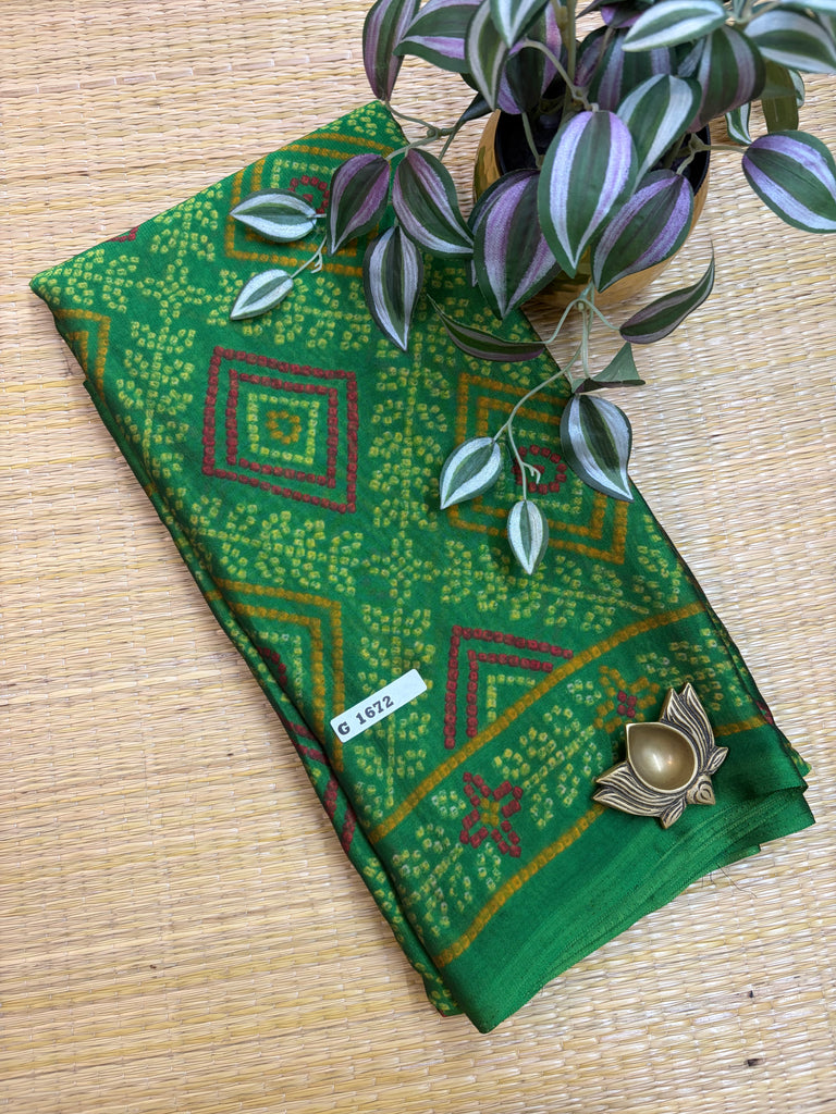 Mass Crepe Sarees #G1672