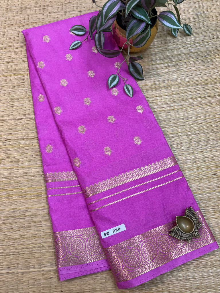 Semi Crepe Sarees #SC228