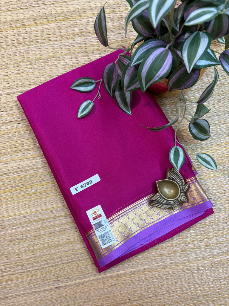 Pure Crepe Silk Saree #F6705