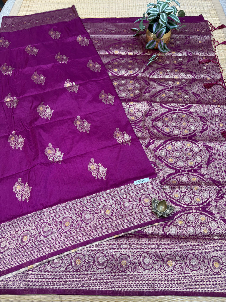 Semi Jute Silk Sarees #F7014