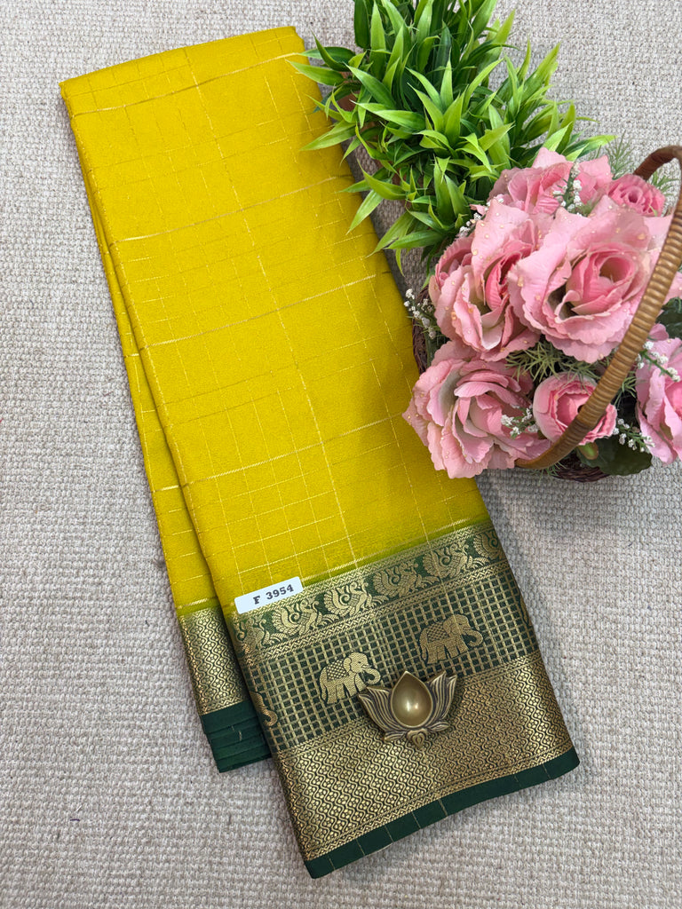 Semi Crepe Sarees #F3954