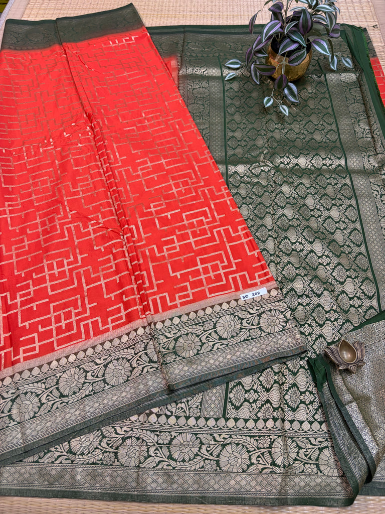 Semi Crepe Sarees #SC262
