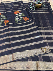 Semi Crepe Sarees #F4910