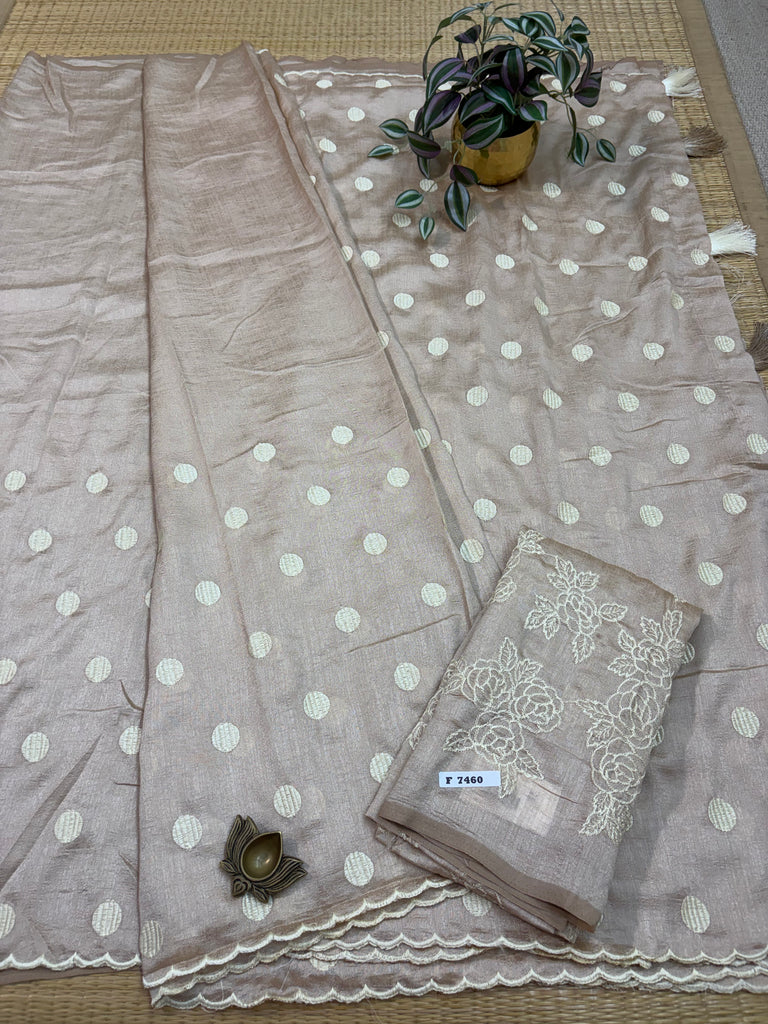 Raw Silk Saree #F7460