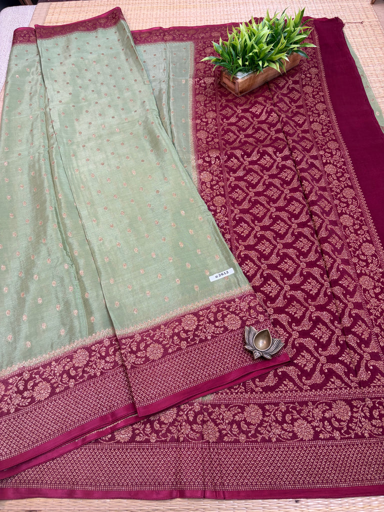 Semi Banarasi Crepe Sarees #G2612