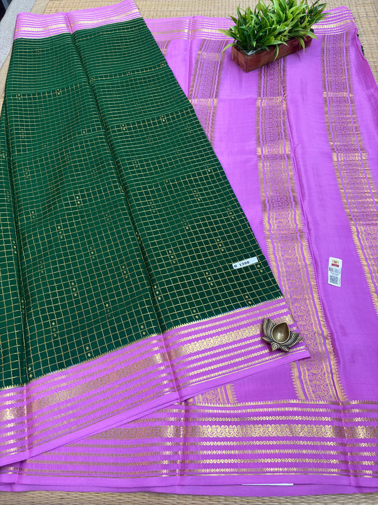 Pure Crepe Silk Saree #G1398