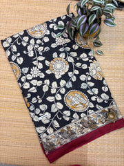 Kashmiri Printed Silk #F9498
