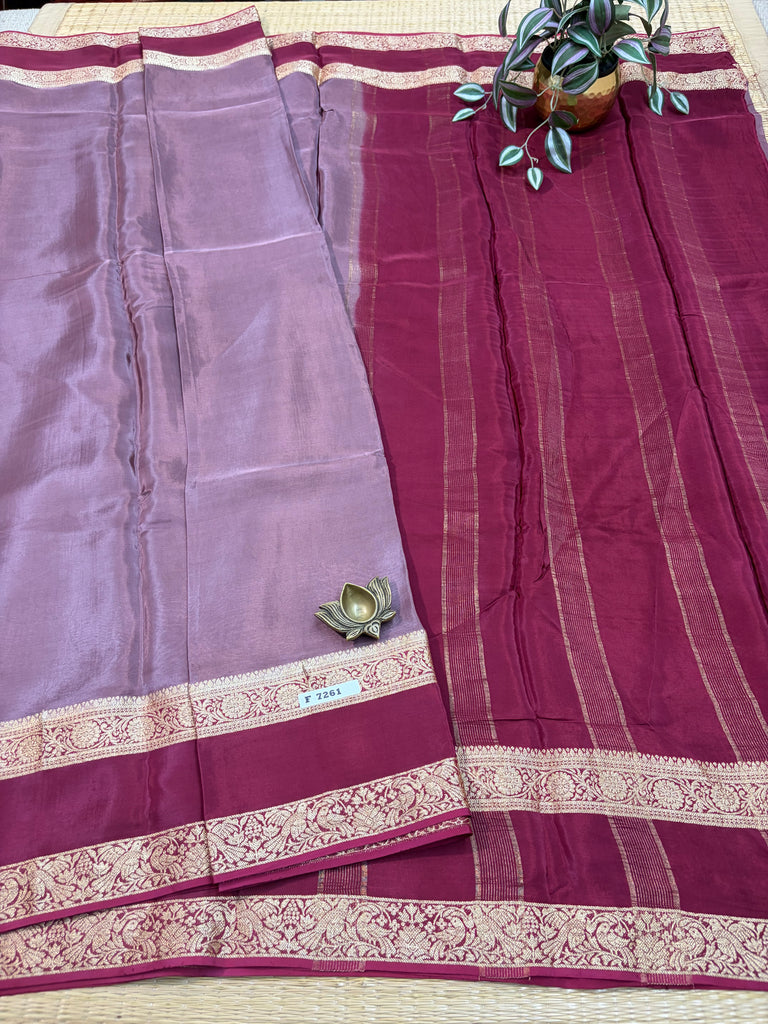 Semi Crepe Sarees #F7261