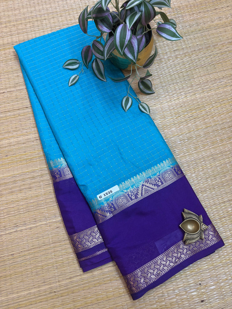 Semi Crepe Sarees # G1535