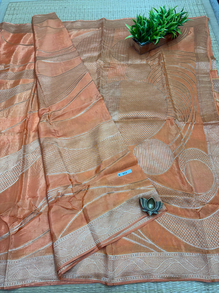 Semi Crepe Sarees #G873