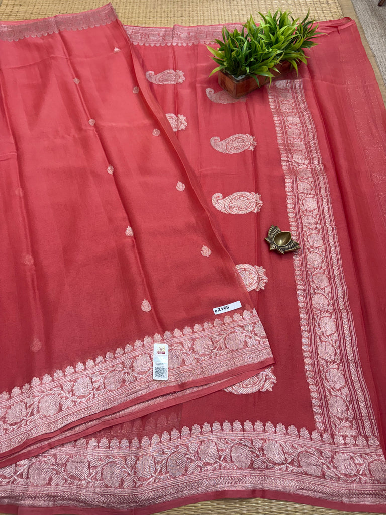 Pure Banaras Georgette Sarees #G2165